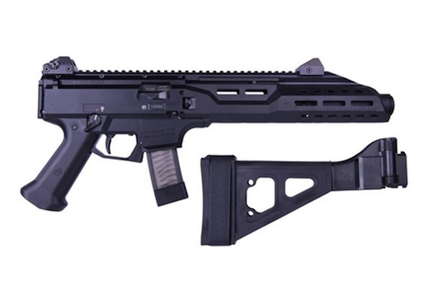CZ SCORP EVO 3 S1 9MM BL W/CAN & FB - for sale