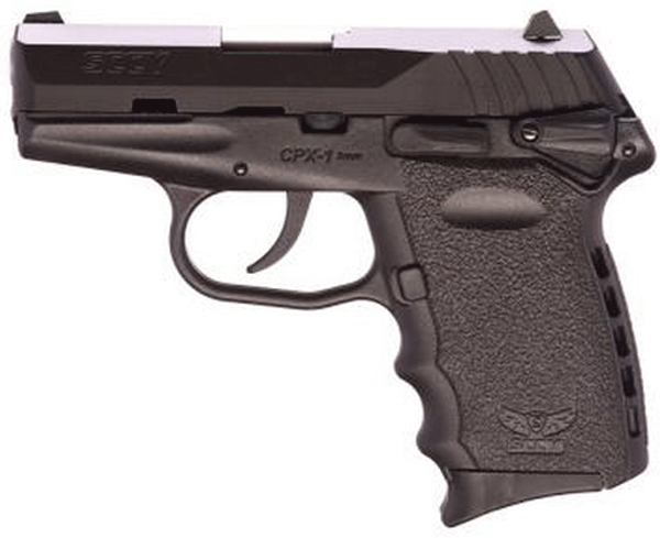 SCCY 9MM POLY BLK/BLK DAO W/SAFETY - for sale