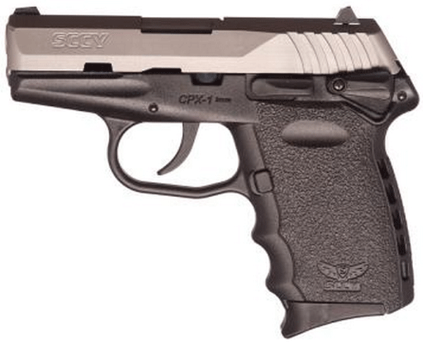 SCCY 9MM POLY BLK/SATIN DAO W/SAFET - for sale