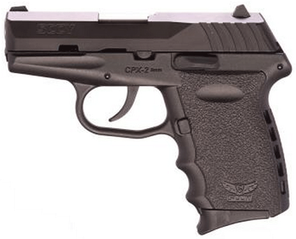 SCCY 9MM POLY BLK/BLK DAO 2MAGS - for sale